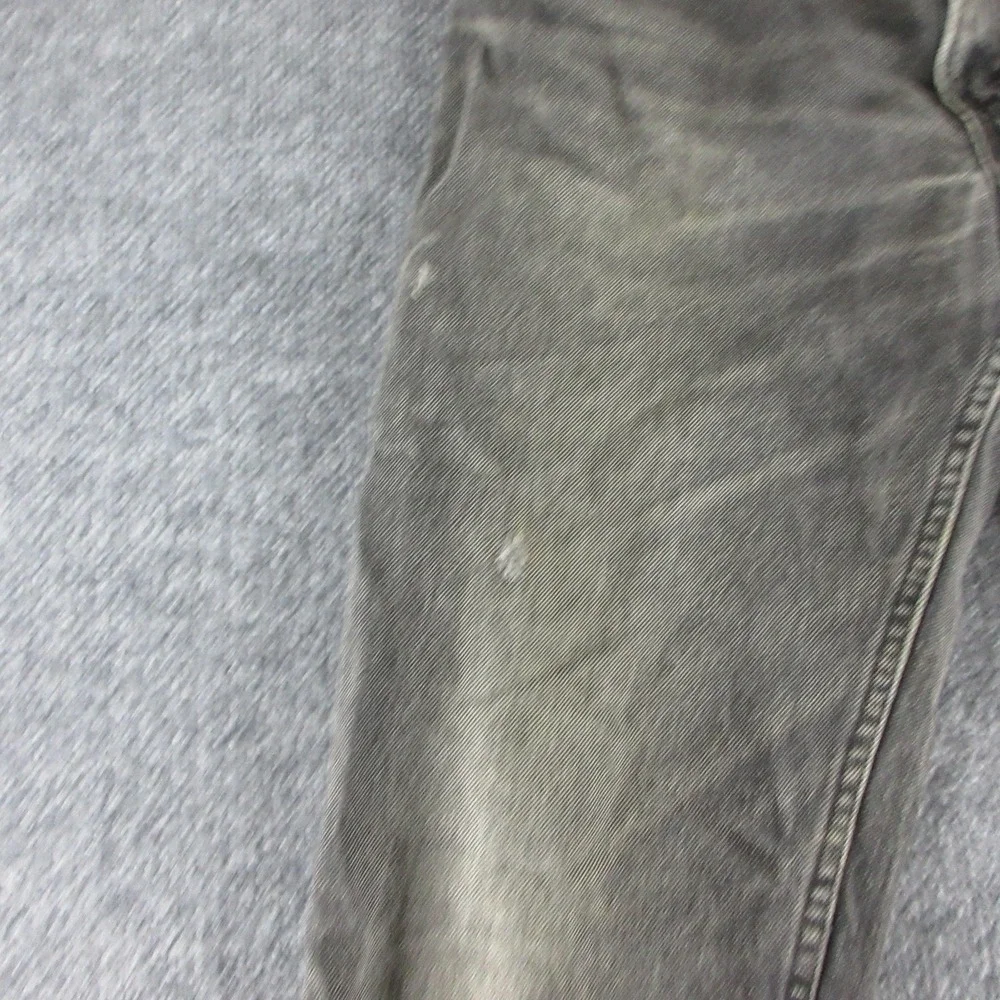 VINTAGE Levis 550 Jeans Mens 30x32 Gray Orange Tab Denim Distressed Straight 80s